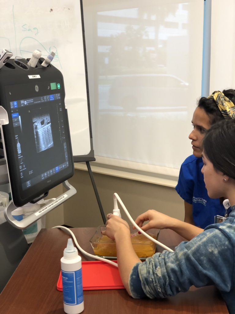 AventuraEUS's tweet photo. More from our course for the nurses/techs/PA’s #USguidedIV #onestick #oneflash #POCUS @AventuraEM @SAEMAEUS @pumarejo_laura @ACEP_EUS @PracticalPOCUS @SCUFellowships @POCUS_Society @WINFOCUS #FOAMus https://t.co/pVEBxw0YbP