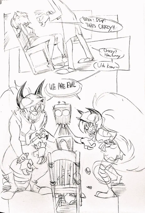 Villainous同人マンガ
BH &amp; WH及びladyBH &amp; WHlady共存したAU
ハカセmainです
何でも許す方向け
微闇 ⑧
#VillainousFanart 