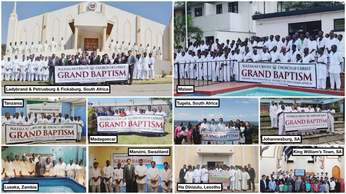 INCNews_Updates's tweet photo. #INCGrandBaptism2019 in the Ecclesiastical District of Southern Africa. Glory be to God! 
#EVM10Years #INCGiveGodGlory 

Photo Courtesy of Brother Christian D. Valdez https://t.co/1S32t5hil1