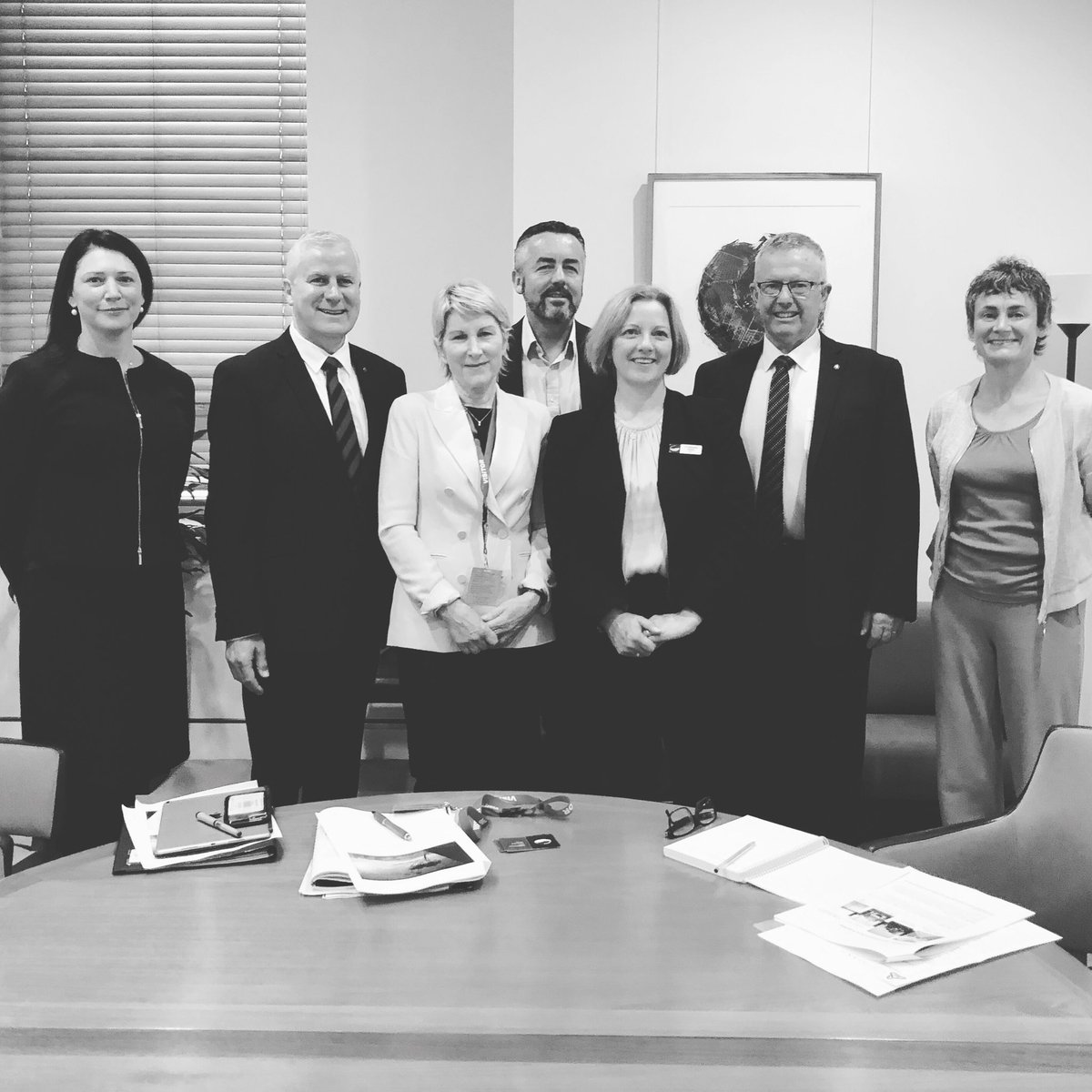First One Gippsland meeting this morning with Deputy PM Michael McCormack, Hon Mark Coulton, @lovegippsland (Hon Darren Chester). Good discussions on health, education, transport, Food &amp; Fibre &amp; digital connectivity.
#gippsland #glgn #onegippsland #bawbawshire  <a href="/c4gipps/">Committee for Gippsland</a>