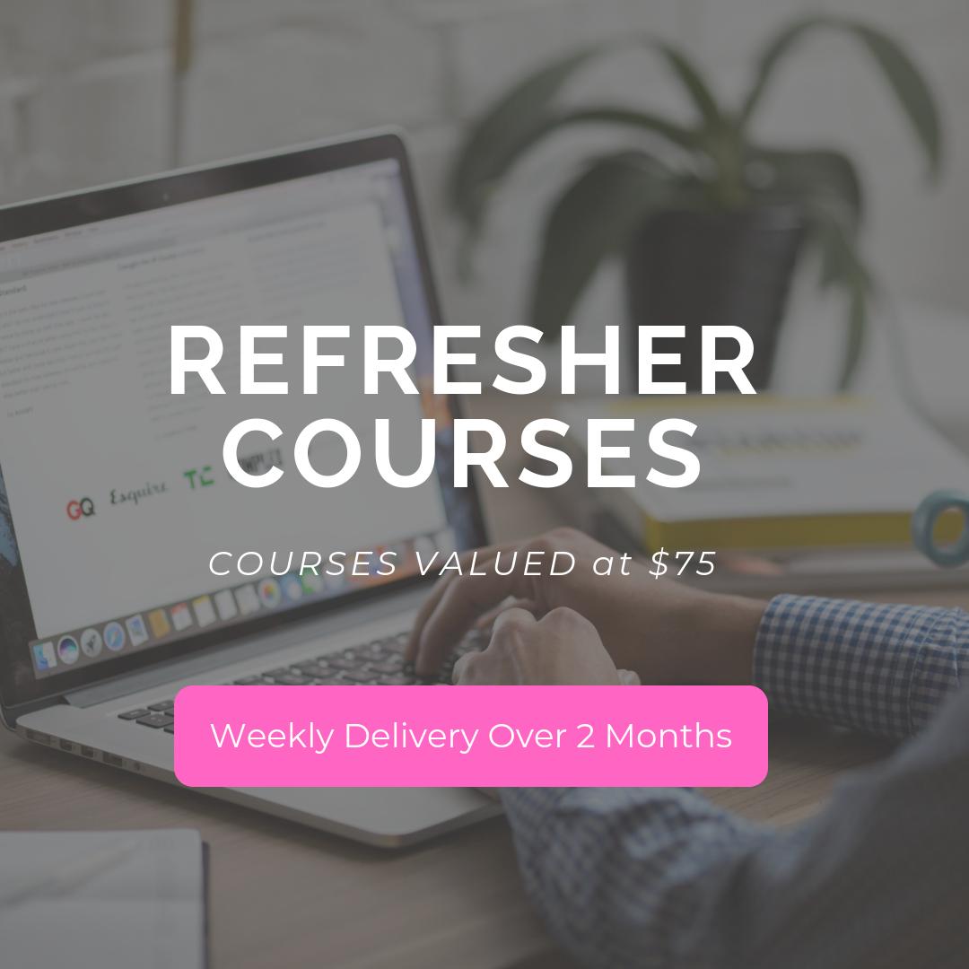 Mindavation's tweet image. Refresh your #training on your #professionalskills. 
Mindavation has 4 #refreshercourses to offer you. 
Grab these for sweet deals at $75 each: bit.ly/MindavationRef… 

Try one course (or all!). At Mindavation, your success is our outcome. 
👉