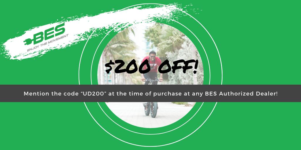 besebikeusa's tweet photo. Find out how you can ride like a CHAMP and take $200
off of any of our 3 premier E-Bikes from a BES
Authorized Dealer! Hurry! This deal will not last long!
CLICK HERE ➡️ https://t.co/yhTftf8bhl https://t.co/VuwhesEO4M
