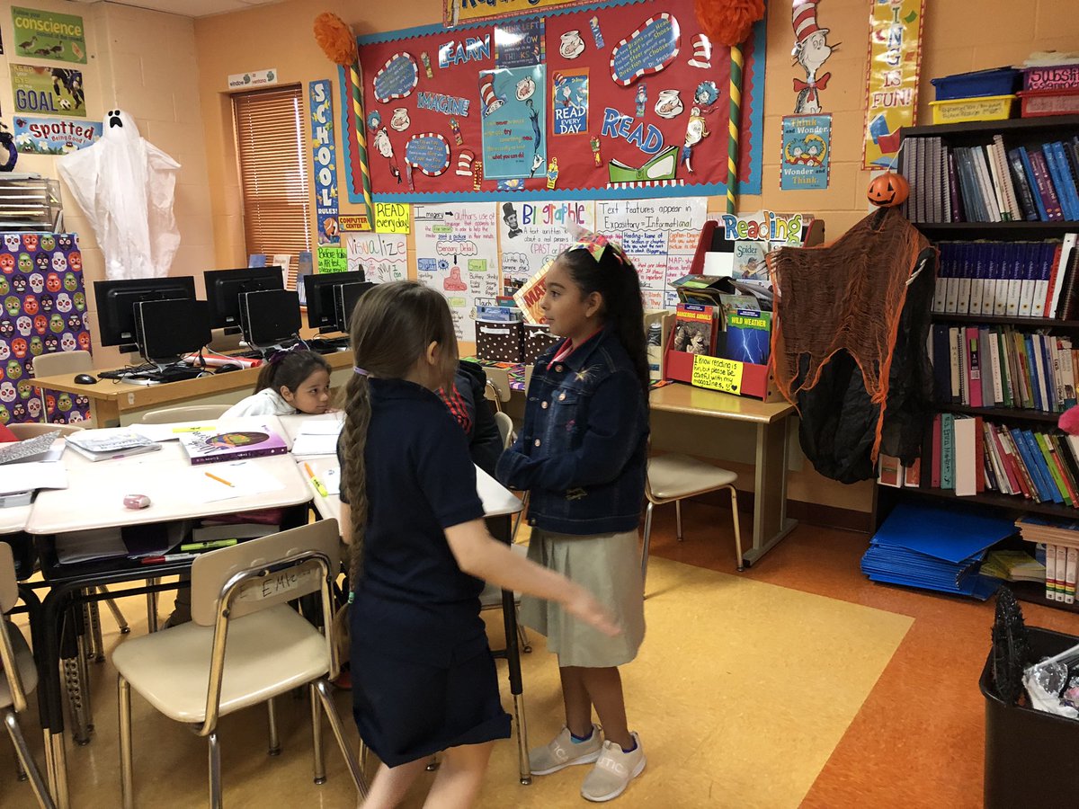 bruni101's tweet photo. Pair Share Activity in Ms. Garcia’s 3rd grade class: I can infer that... #FunPurposefulLearning #BadgerProud https://t.co/ZhsLdqO3Hv