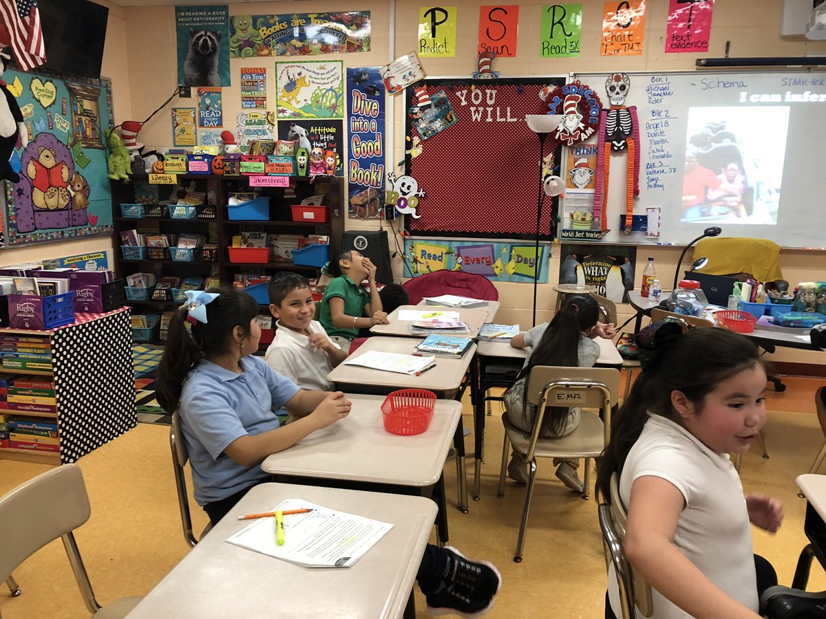 bruni101's tweet photo. Pair Share Activity in Ms. Garcia’s 3rd grade class: I can infer that... #FunPurposefulLearning #BadgerProud https://t.co/ZhsLdqO3Hv