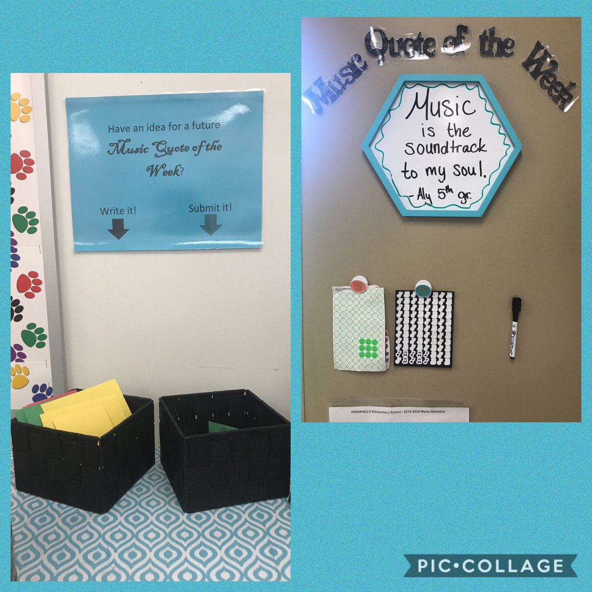 RHMusic6's tweet photo. Our first student suggested “Music Quote of the Week”! Thank you Aly! We can’t wait to see what else our awesome kids come up with this year. #musicquoteoftheweek @HCPSRiverhills @HCEMEC @HCPS_Music https://t.co/LPs9tw9X62