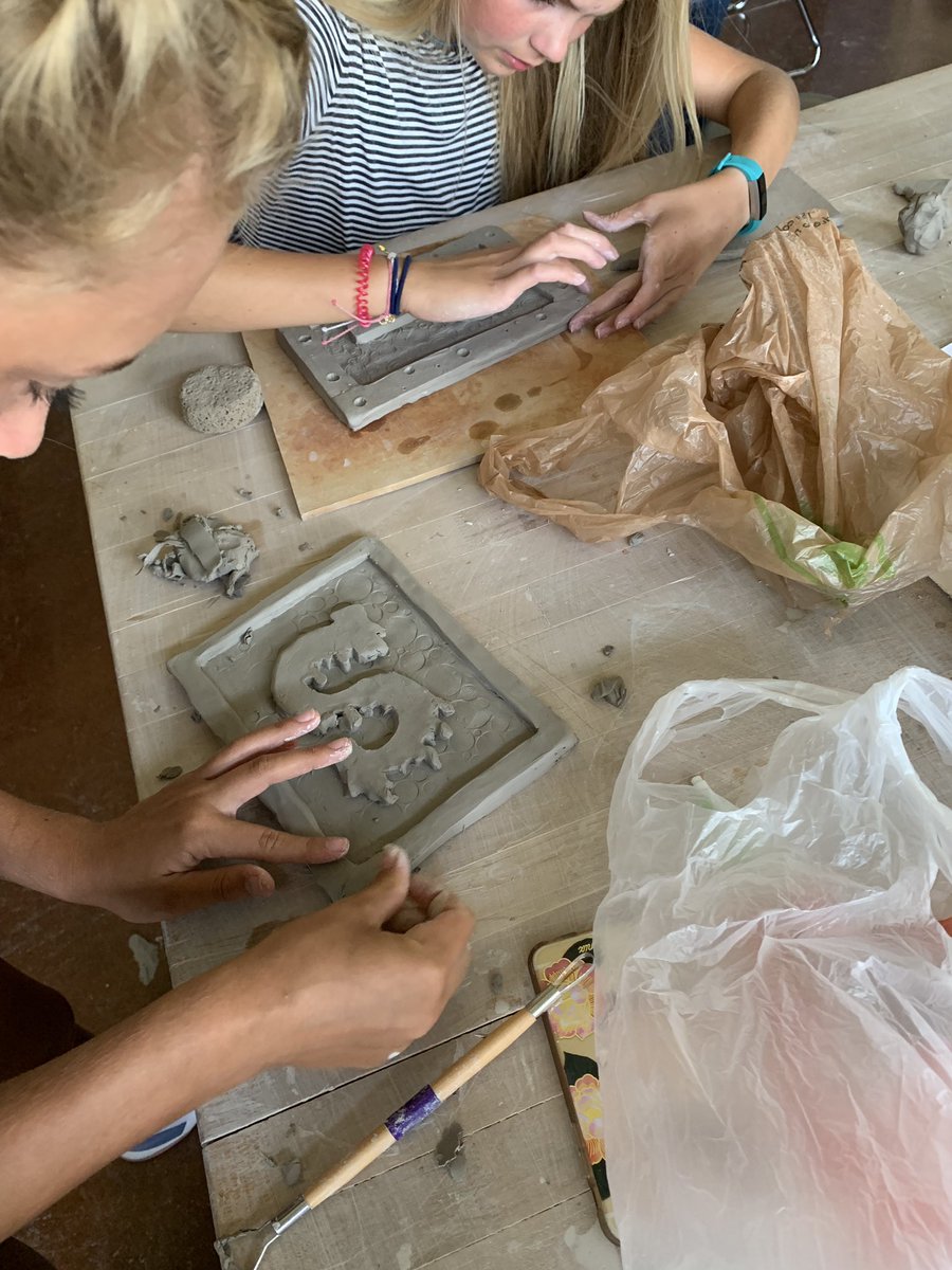 RElyachar's tweet photo. Had Design Fundamentals in our Ceramics Studio today! We like to try a little of every art media in design... https://t.co/fEhoDNi6pC