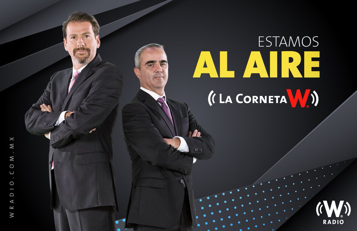 WRADIOMexico's tweet photo. EN BREVE | Escucha @lacornetafm de lunes a viernes de 3:00 p.m. a 5:00 p.m.
•Por el 96.9 FM o el 900 AM 📻
•Conéctate #EnVivo 🔴 https://t.co/c31bINRWW2
•O en nuestra app https://t.co/rqVzm25ZNN
Con @EVIDEGARAY y @jrsestaca 🎙 #LaCornetaW https://t.co/wX8vECMZv8