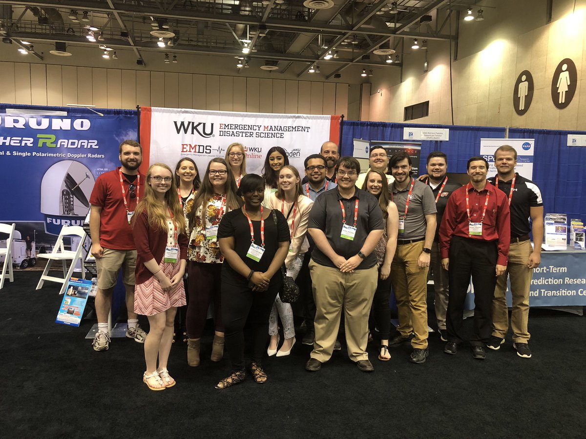 #WKU Meteorology program is well represented at this year’s NWA conference in Huntsville, AL. #NWAS19