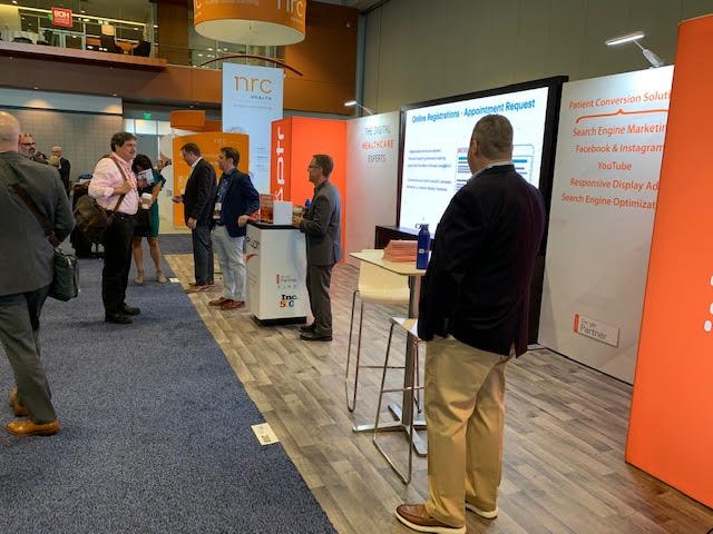 eruptr's tweet photo. The Eruptr crew is having a great time at #SHSMD2019! If you’re attending the show, be sure to come say hi, check out our booth (#208), enter to win a $5,000 campaign and chat with our team about your digital marketing needs! #healthcaremarketers #digitalmarketingexperts #eruptr https://t.co/5fX5Zg0Y5S