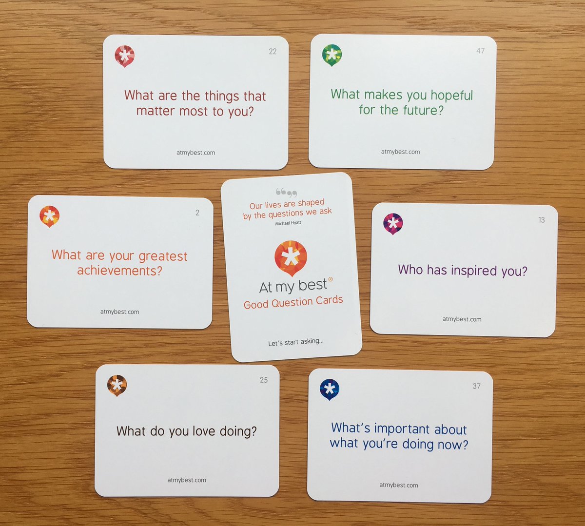At_My_Best's tweet photo. We're due to receive the boxes for our brand new #GoodQuestionCards tomorrow, so expect to have all pre-orders shipped by the end of this week!
Order yours here so you don't miss out!
https://t.co/CT63IGTzAB https://t.co/Kk3qQXeQn5