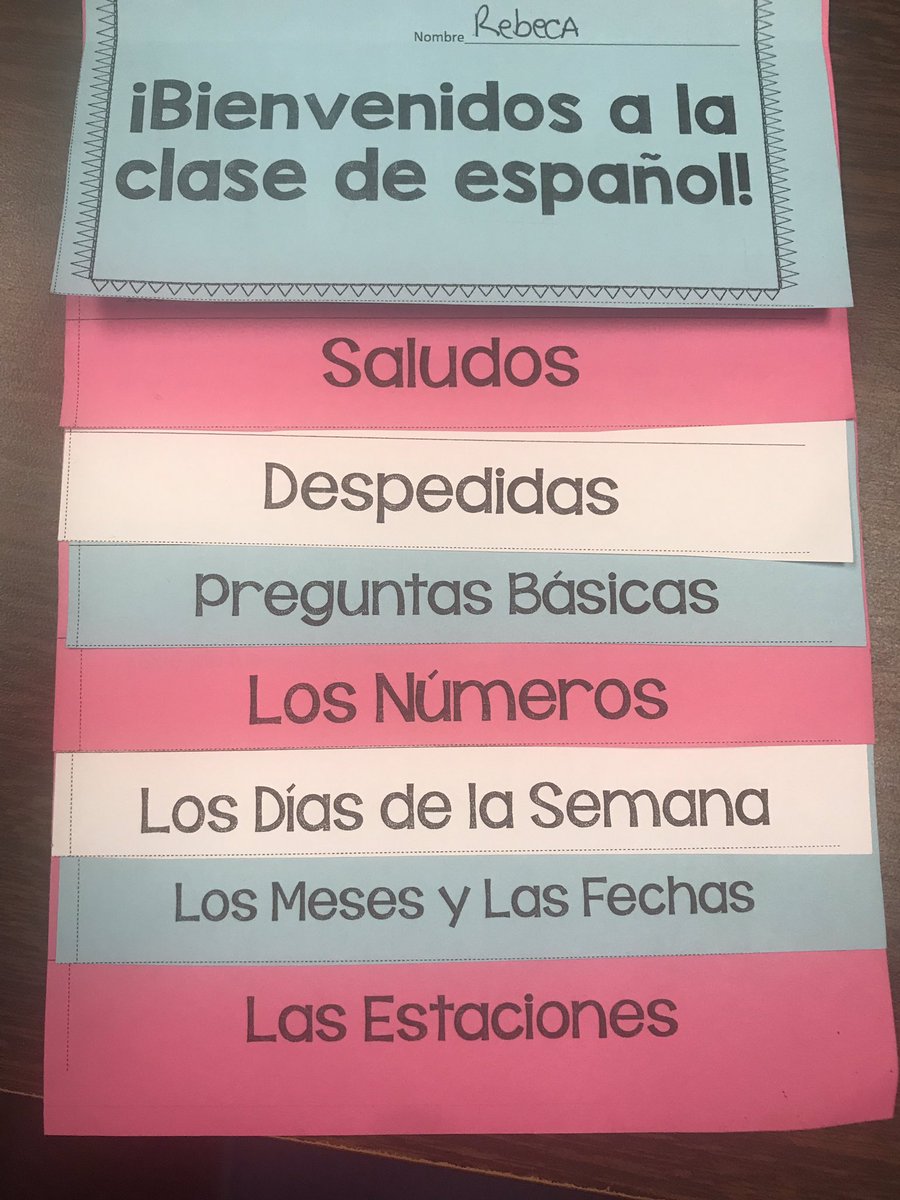 rlosbornehs's tweet photo. Ms. Rubenstein’s Spanish 1 class making flip books to use as a study guide for their test! @CobbSchools @TeachCobb @CCSDLanguages
#osbornestrong #wehavefunlearning https://t.co/KPL1twN8Lg