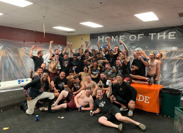 VisaliaRawhide's tweet photo. We’ve got something to help with that Monday Blues! Your Rawhide are Northern Division Champions and play in the Championship Series starting tomorrow! https://t.co/K4O7tskl2S