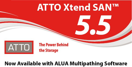 ATTOTechnology's tweet photo. ATTO Xtend SAN has been updated and has a new, lower price!
Version 5.5 supports #multipathing for added performance.
Connect #Macs to #iSCSI #SANs over #Ethernet networks.
https://t.co/wGB3hlQ0FG
#macOS #MacPro https://t.co/UMEWuXSIvw