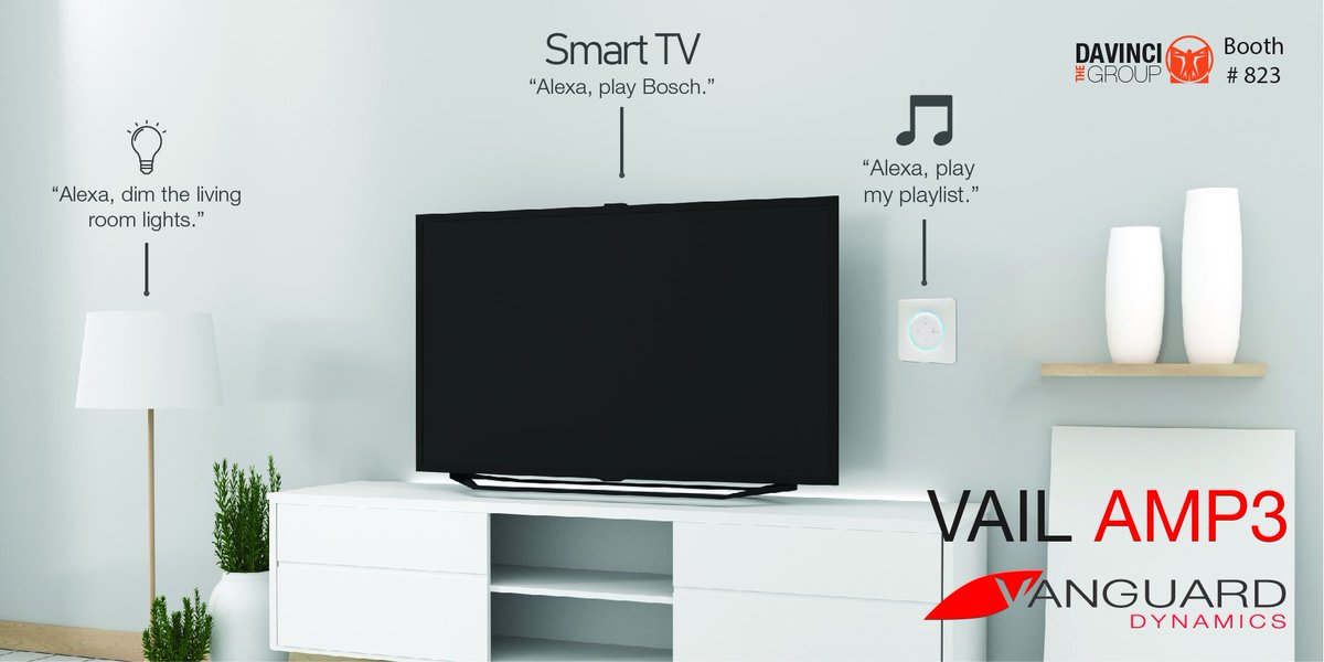 CEDIAExpo's tweet photo. Did you know Vanguard VAIL Amp 3 and Amazon Echo Dot 3RD Gen can replace traditional volume controls? Discover more here: https://t.co/Y0nO4ZGHe0 #Sponsored #MUSICSTREAMING ##VAILAMP https://t.co/rX2schS5gk