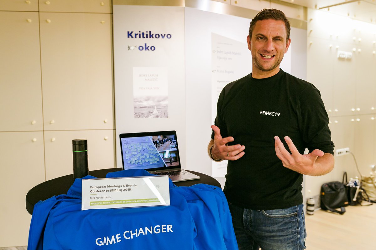 MPI's tweet image. The European Meetings and Events Conference 2019 (EMEC19) placed 2nd in the B2C category in the Conventa Best Event Awards. Congrats to the MPI The Netherlands Chapter (@MPINL) and everyone who’s a part of changing the game at #EMEC19! #eventprofs