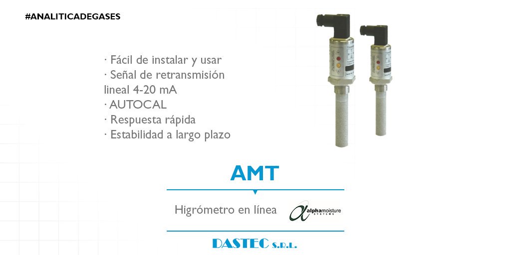 dastecsrl's tweet photo. Presentamos los equipos #SAPDmini2 y #AMT de la nueva línea de medidores de punto de rocío de #AlphaMoistureSystems para la medición de trazas de humedad en gases y aire comprimido. https://t.co/TbJ3xUeOC7