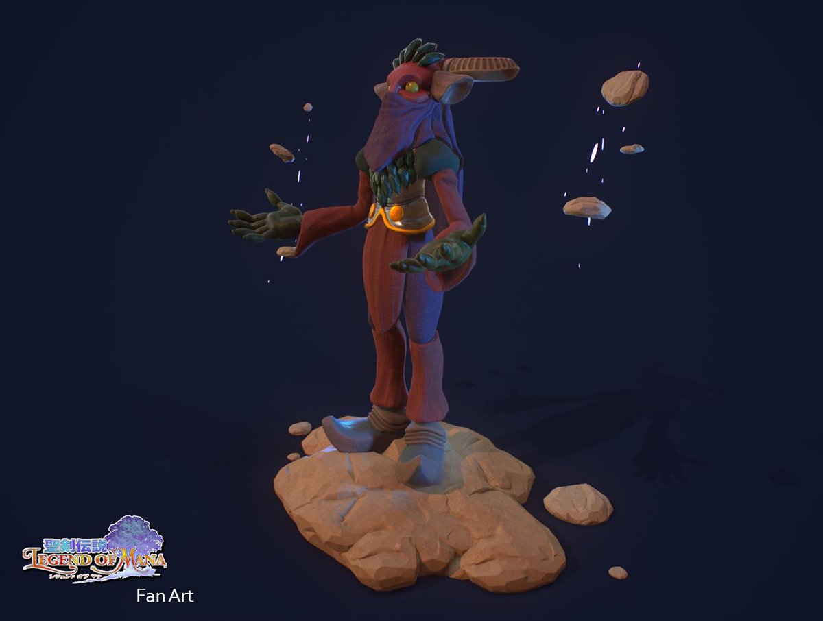 Tonzuko's tweet photo. I think I'll call my entry for #retrogasm2019 done now~
Mephianse from Legend of Mana for PS1.
More images and marmoset viewer on my artstation: https://t.co/TA5vCMjgNc
#3dart #retrogasm #zbrush #legendofmana #ps1 #gameart #polycount #mephianse https://t.co/o25yUxwS48