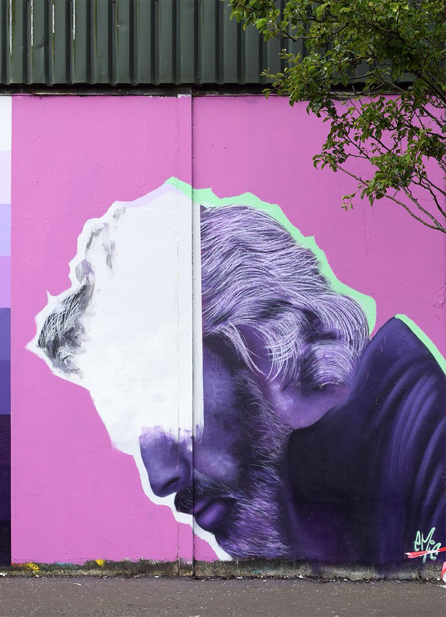 Geeking out with a colour study at the peace wall
