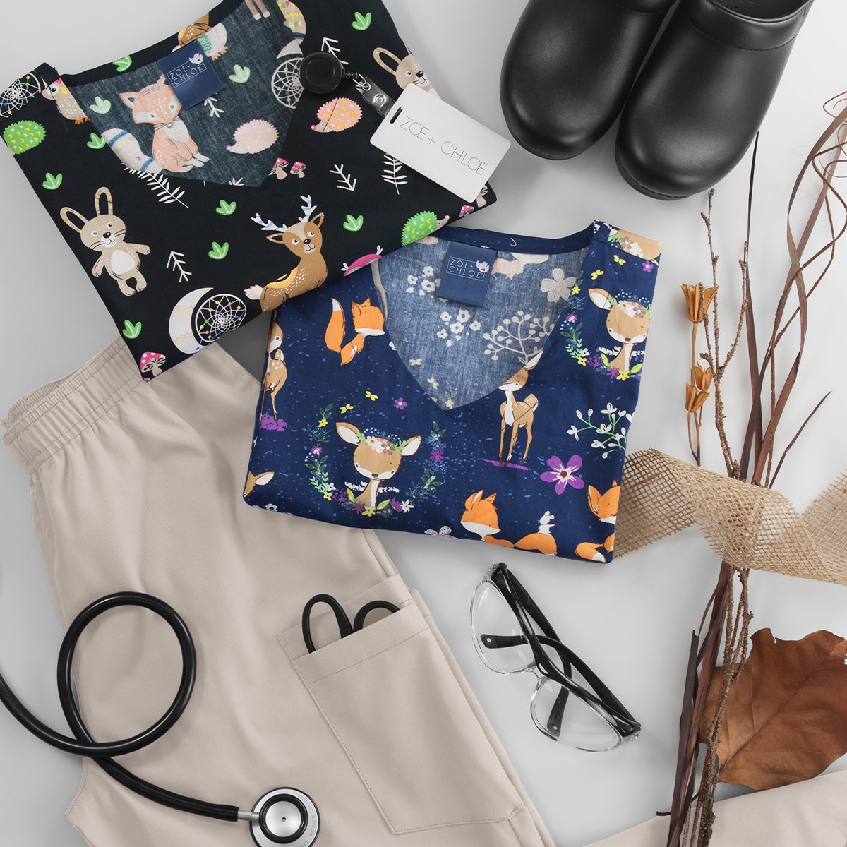 UAScrubs's tweet photo. How cute are these fall prints?! 😍
.
.
.
#uniformadvantage #adayinscrubs #fallprints https://t.co/dYh97kWCU3