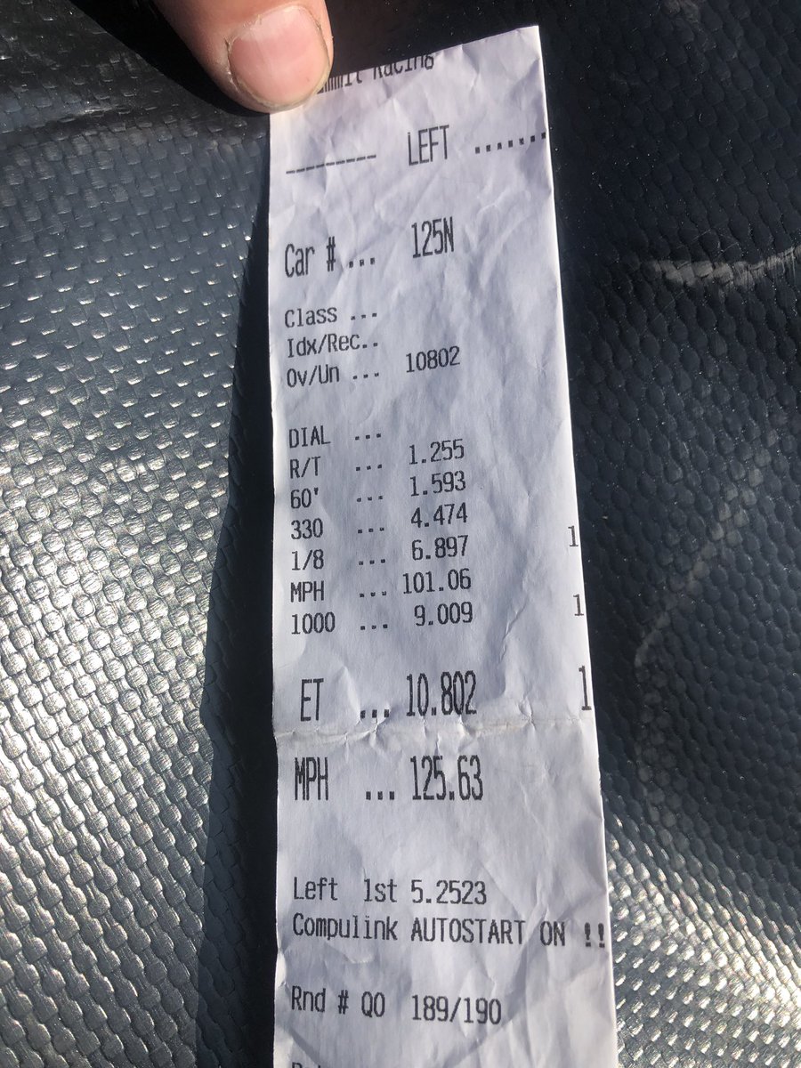 OHSTechED's tweet photo. 10.80 at 125.63 mph.  Not bad to start the week. North to Maryland.  See how the street car handles the roads.  @Ken_Dwyer @cquags22 @OHSSAO https://t.co/eO8S03L5CG