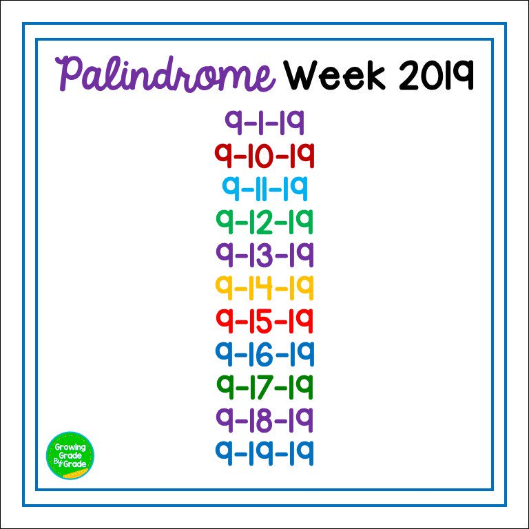 SaraMillerOskie's tweet photo. #palindromeweek #numbersrock https://t.co/62D4NRzTpS