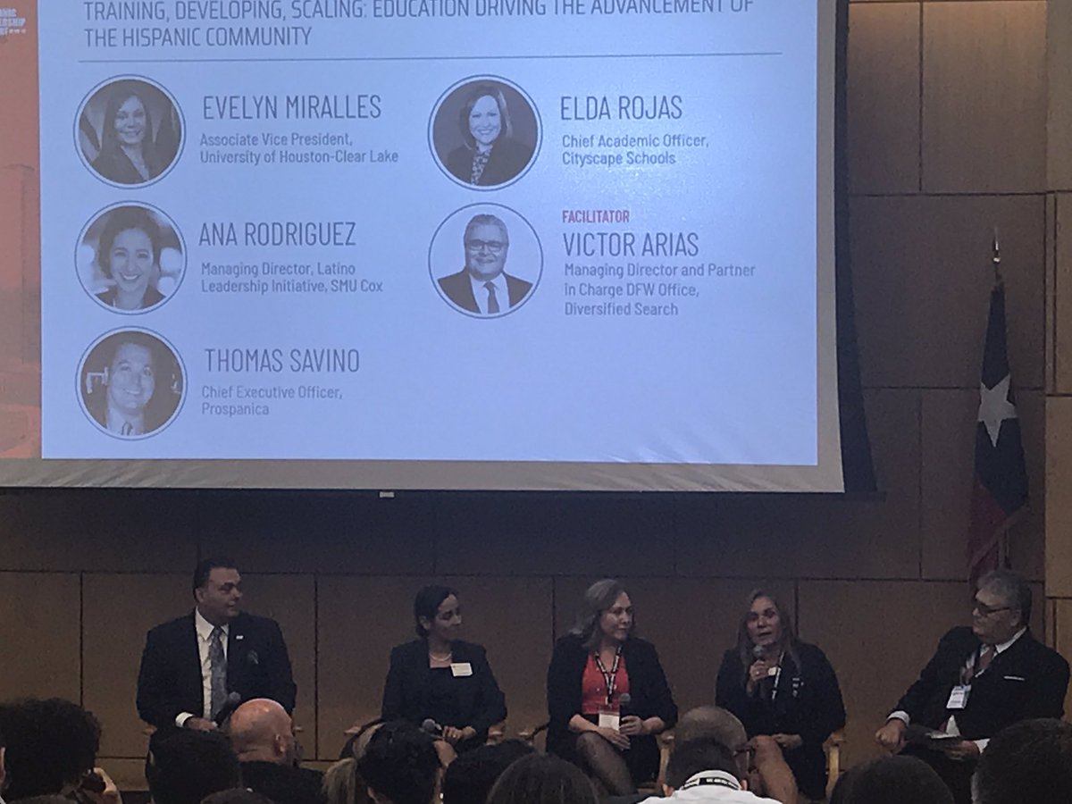 jenmorfin's tweet photo. “If you invest in early childhood a dollar, by the time they are in Highschool it 7 folds and you don’t have to invest in many other things then.” Evelyn Miralles #earlychildhood #DallasHispanicSummit https://t.co/HYGIo9lIE7