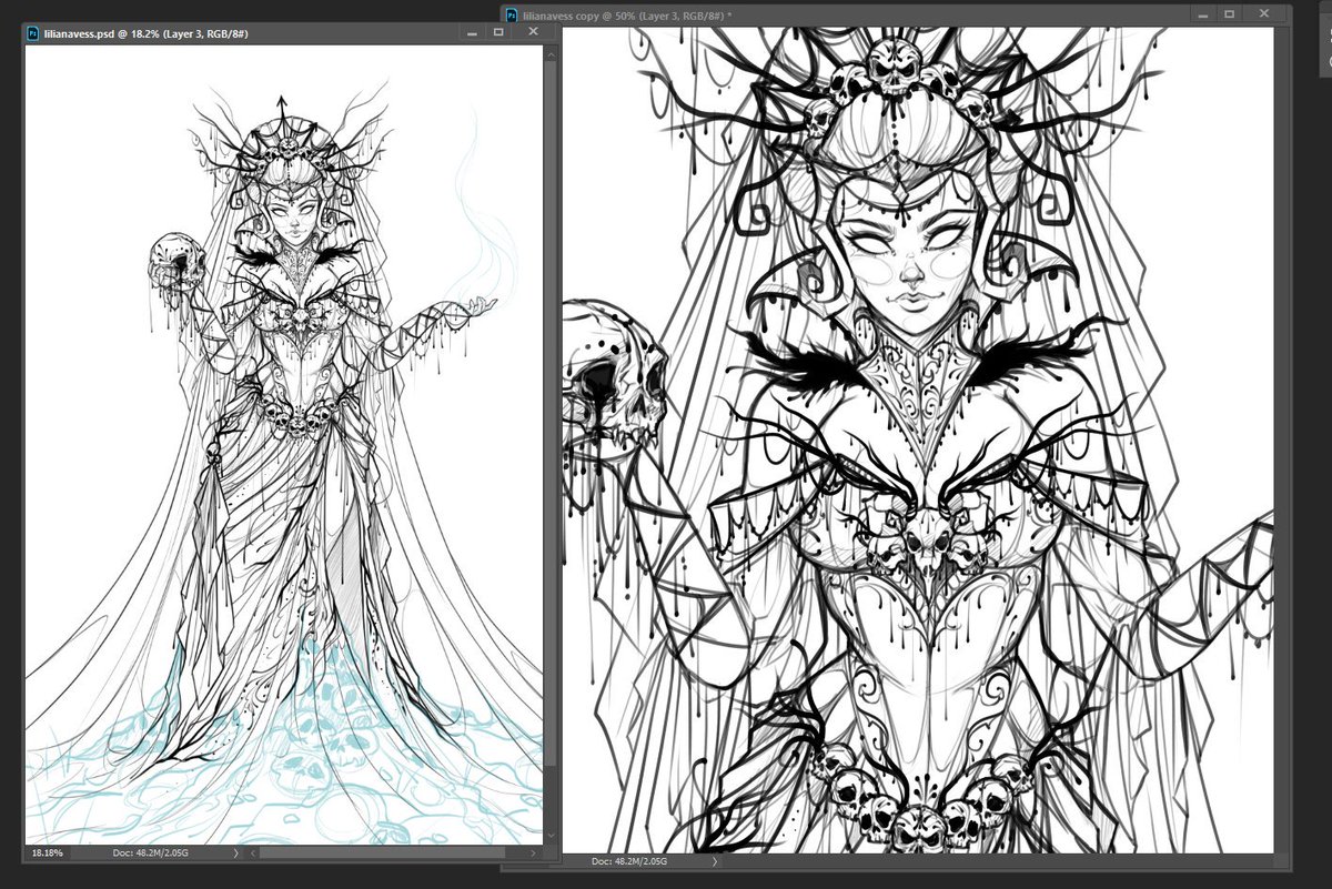 NoFlutter's tweet image. work in prog of my Liliana design from MTG!
It started to thunder and lightening so I stopped for the day. Crossing my fingers she is done by Friday!