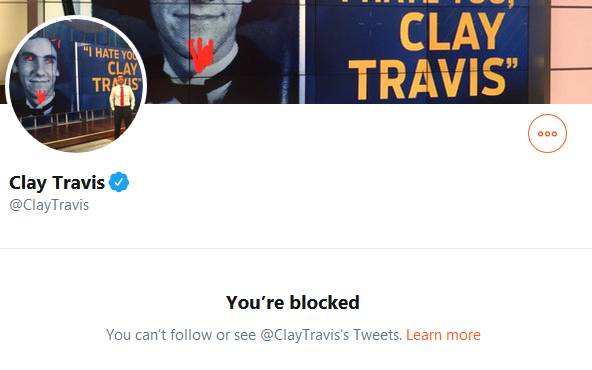  @ClayTravis is tweeting about this thread but still has me blocked which happened after he called the NFL protests the dumbest in sports history and I reminded him he went on a pudding strike bc the Virgin Islands wouldnt show Titans games.  #DBAP except in this case, I guess