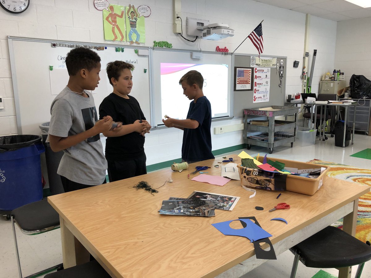 Jmschickel42's tweet photo. Some fabulous collaboration, cooperation & creative problem-solving in Mrs O’Dea’s G6 this morning to have a fun #taskparty @StratfordLndgES https://t.co/qenhF08fg9
