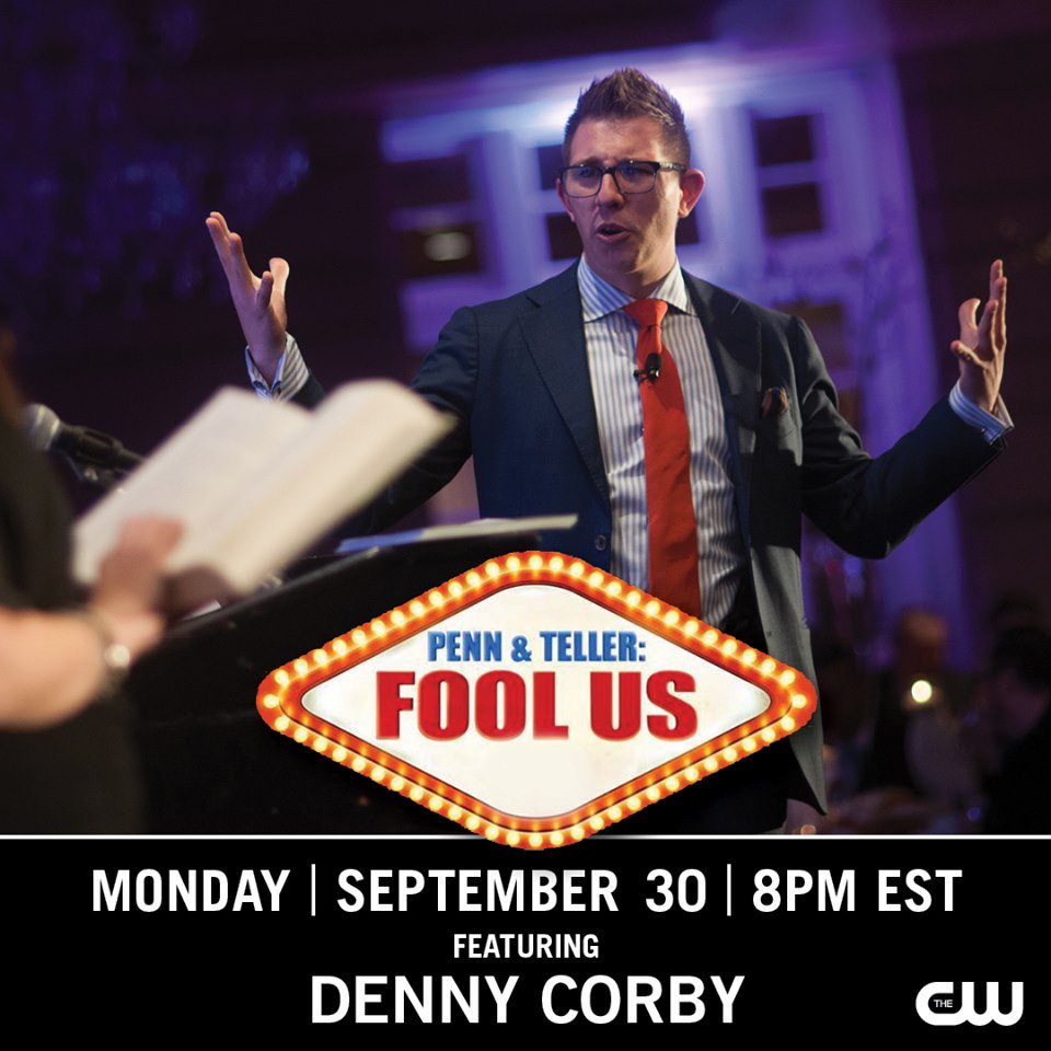 Comedy magician <a href="/DennyCorby/">Denny Corby</a> is in studio with us to talk about his upcoming appearance on the season finale of Penn and Teller: Fool Us on September 30!