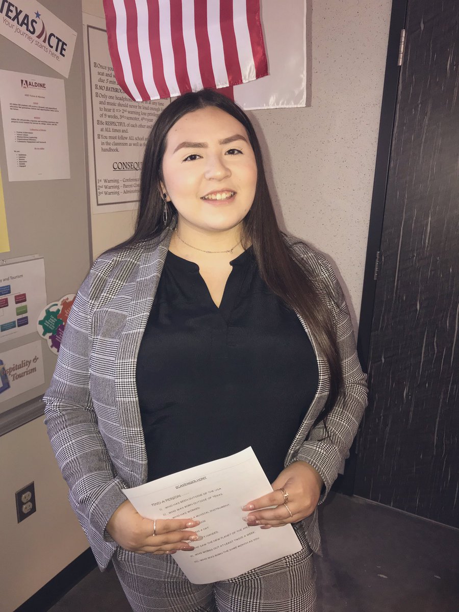 BlansonFccla's tweet photo. Our FCCLA Chapter President Mariah Arroyo #fccla @BlansonFccla @BlansonCTEHS @2020Committee https://t.co/gG2M3p0i2T