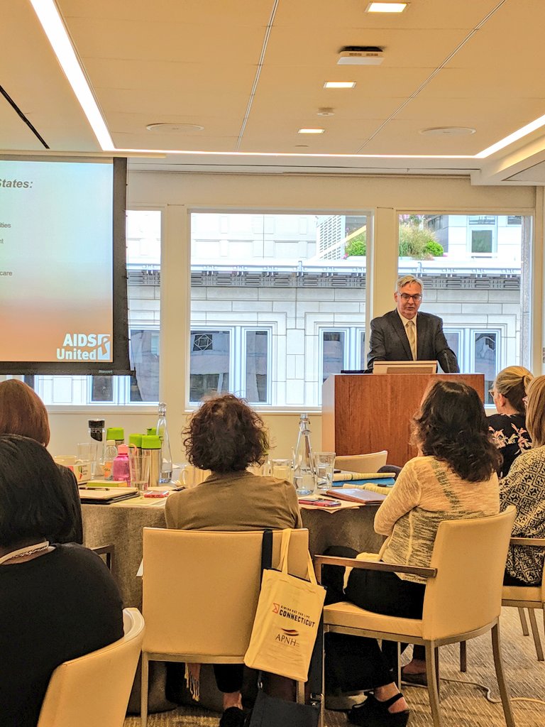 FIMCoalition's tweet photo. Thank you Bill McColl @AIDS_United for giving us an update on Ryan White. We always appreciate your perspective #fimcsymposium19 #foodismedicine https://t.co/DAlubbV0tc
