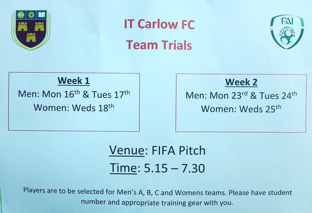 SETUCarlowFC's tweet image. ⚽️⚽️🙌 #ITCFC