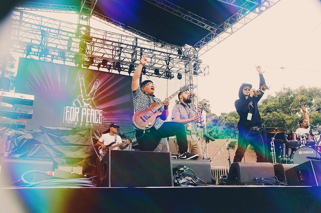Rootfire_Intl's tweet photo. .@ForPeaceBand hits the road today for the Coming To Light tour with @IyaTerra & @RiesBrothers! Which show(s) are you rollin' to? πΈ: @Gypsea_Rebel #forpeaceband #rootfire #rootfirecooperative https://t.co/uRgJwCBVZn
