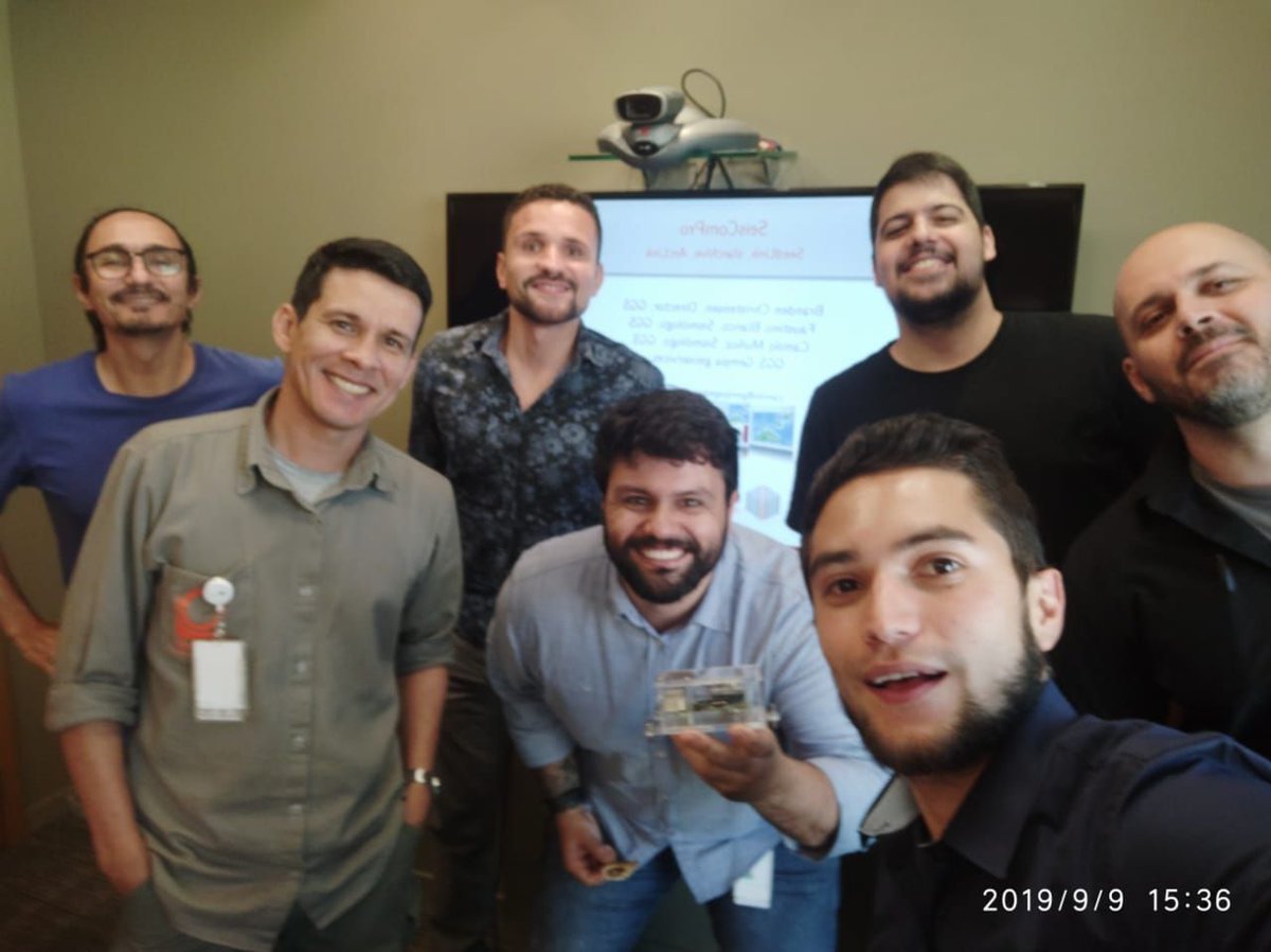 raspishake's tweet photo. #RaspberryShake's are highly compatible with industry standard #earthquake analysis software, and our own #Seismologist Camilo Muñoz is over in #Brasil at the moment, training a small group from @valenobrasil and @usponline about #SeisComP3 https://t.co/jtWnoAD9HZ