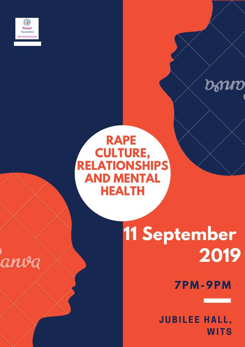 JubesHcom's tweet photo. Please also take note that we’ll also be hosting a discussion on rape culture and mental health !!! 🚨🚨 Discussions will take place in the DSTV from at Jubilee https://t.co/P3Z46ysJSw
