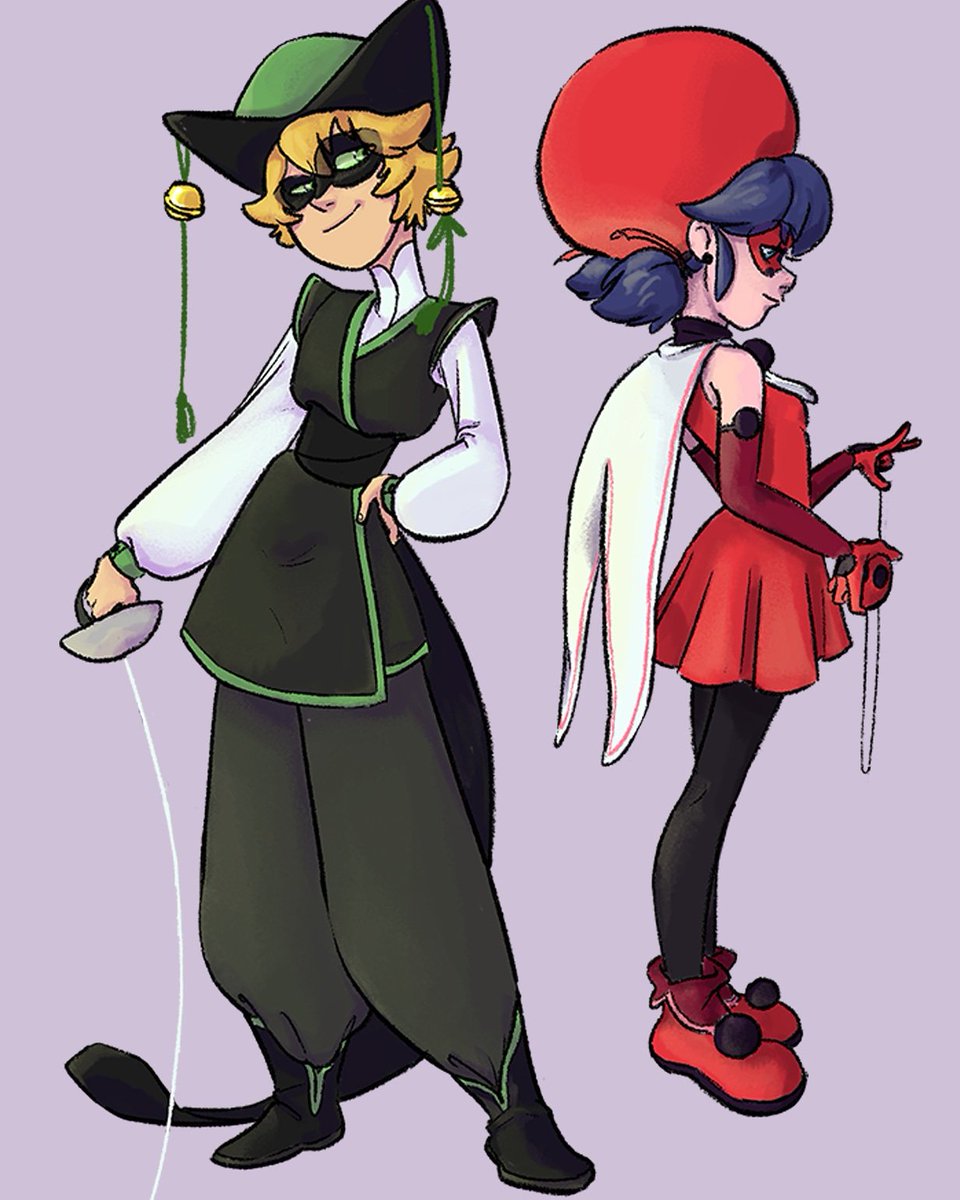 Wena3lle's tweet photo. I love MLB and I love CCS
So. I combined them OwO
#miraculousladybug #mlb #ladybug #catnoir #shaolan #sakura #marinettedupaincheng
 #adrienagreste #au #cardcaptorsakura https://t.co/Ym5s5V1xH9
