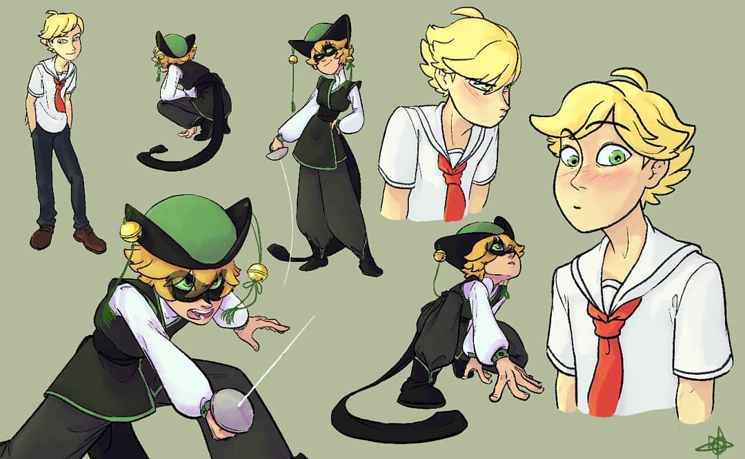 Wena3lle's tweet photo. I love MLB and I love CCS
So. I combined them OwO
#miraculousladybug #mlb #ladybug #catnoir #shaolan #sakura #marinettedupaincheng
 #adrienagreste #au #cardcaptorsakura https://t.co/Ym5s5V1xH9