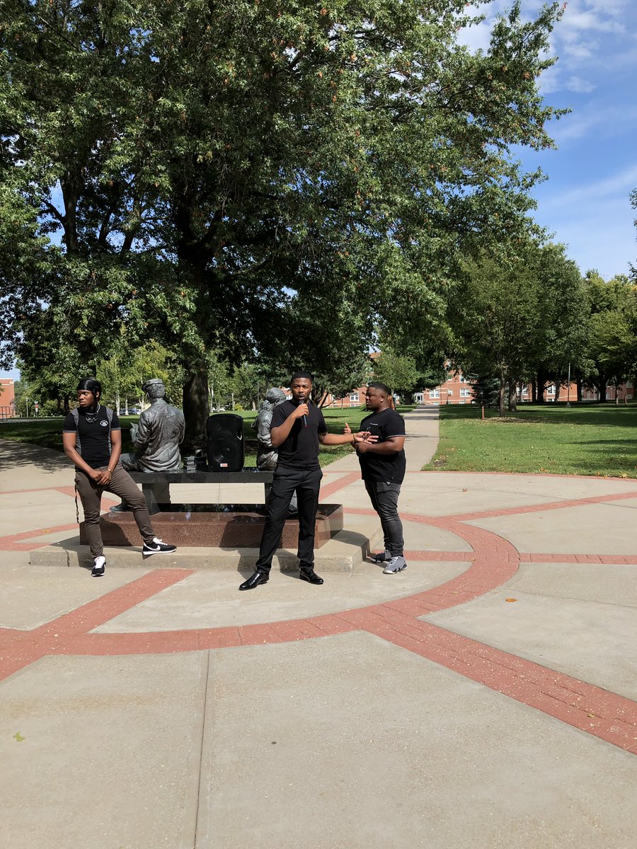 rachadamsonn's tweet photo. Northwest student Kylan Harrell has spent the past 7 months going through the Maryville judicial system. With his trial tomorrow, Harrell has called the black community to peacefully protest to shine light on unjust treatment @TheMissourian https://t.co/BUDUKYtqLb