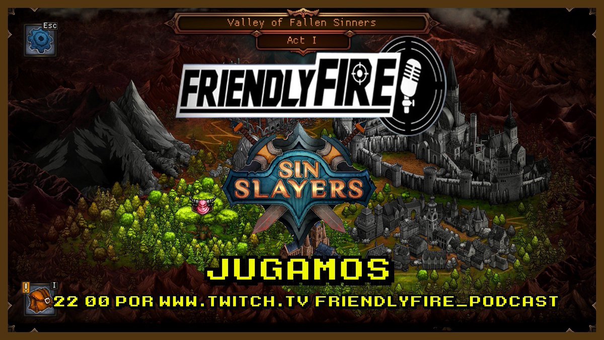 FriendlyFireVG's tweet image. Mientras esperamos que la review de @sinslayersgame esté lista, vamos a hacer un streaming hoy 22:00 horas con el primcipio del juego. #SinSlayers #RPG #RogueLike #Pc #Steam #vivo #Twitch