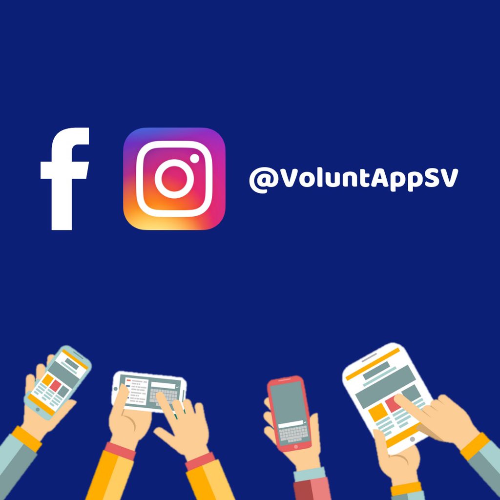 VoluntAppSV's tweet photo. ¡Seguinos en todas nuestras redes sociales y preparate para ser parte de la red de jóvenes voluntarios más grande del país! 🇸🇻🙌🏼🌱 https://t.co/jo1S3VeYd9