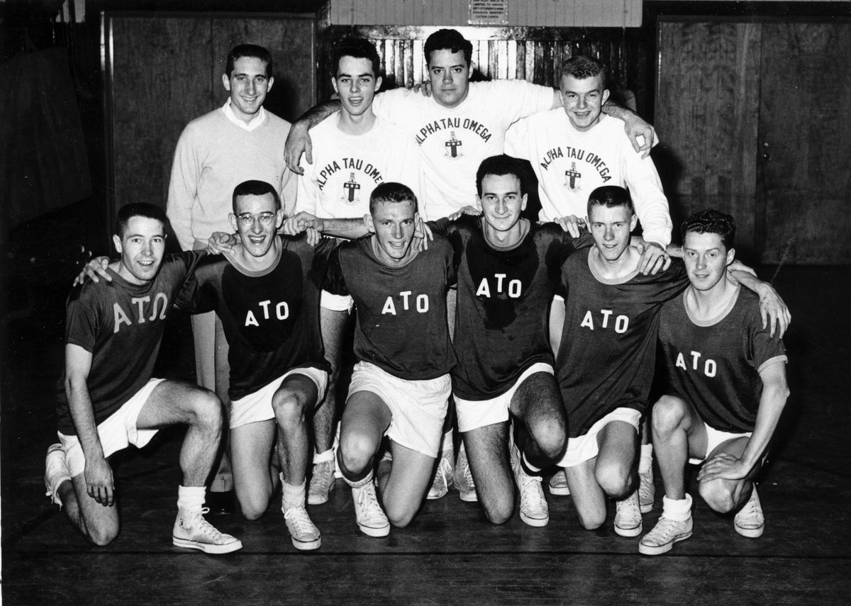 1954 <a href="/mizzouato/">ATΩ Mizzou</a> intramural basketball champions #ThrowbackThursday