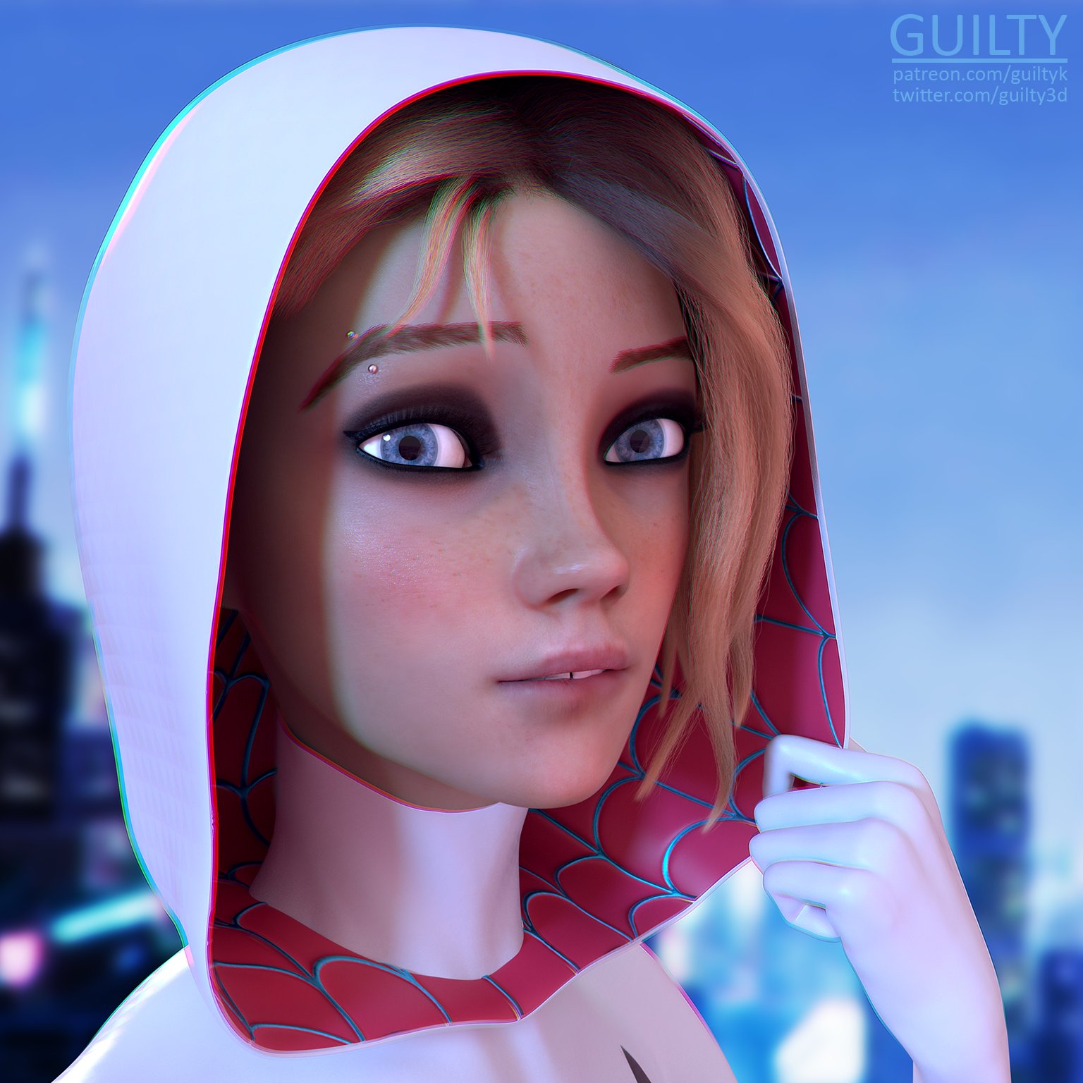 “New Spider-Gwen Renders Animation is coming next! 