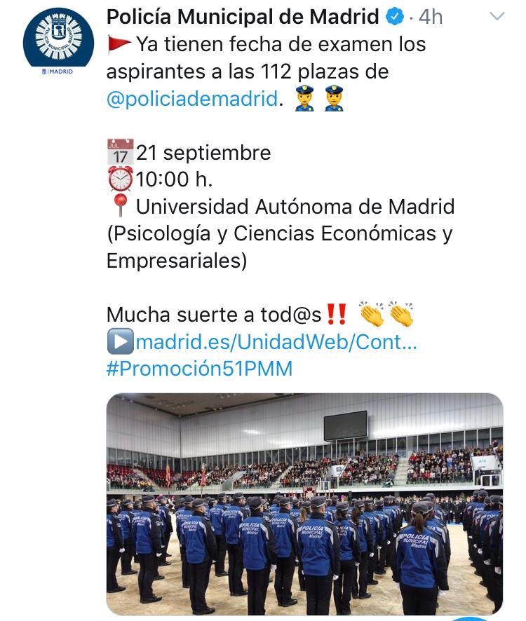 LaIndefension's tweet photo. 112 plazas para la policia de Madrid. Cuantos compañeros de Galapagar conseguirán irse a otra policia donde estén reguladas sus condiciones laborales? @PSOE_Galapagar @csgalapagar el tiempo pasa y los policías están cansados de esperar. #conveniojustoya https://t.co/hEmyoyiZ9Y