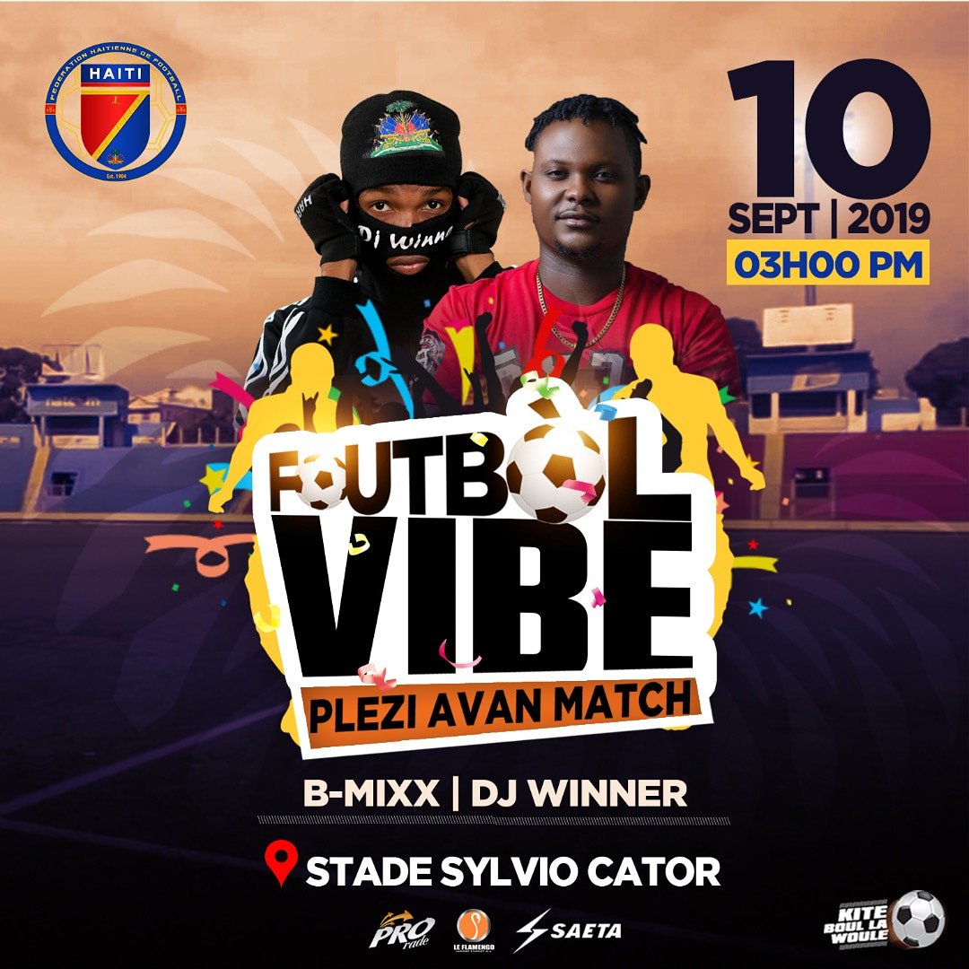 pimpnewstv's tweet photo. Avan MATCH peyi nou ap gen GWO AKTIVITE nan STADE la🙌🏾 #FOUTBÒLvibe🔥 #ANBYANSboul #PLEZI #MATCHinternational #10SEPTANM✅ #StadeSylvioCator #6HPM #LigueDesNations🏆 #EliminitatoiresCOUPEduMONDE2022🏆 #MesyeyoRèd #RANTREnanFOUTBÒLla
#KiteBoullaWoule⚽🇭🇹 https://t.co/gG04EaSa0e