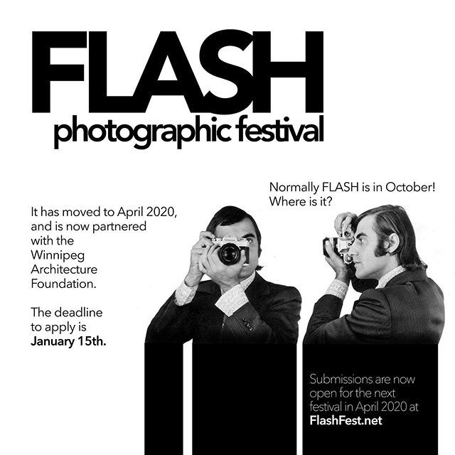 FlashPhotoFest's tweet photo. New poster design! I can’t stop using vintage photo images. This one is from the Nikkormat EL manual. Also, apply for the festival now! #flashphotofest @wpgarch https://t.co/K5thzr8WBq