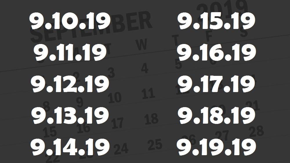 This is cool!  It's Palindrome Week! The next 10 days will read the same backward as forward.