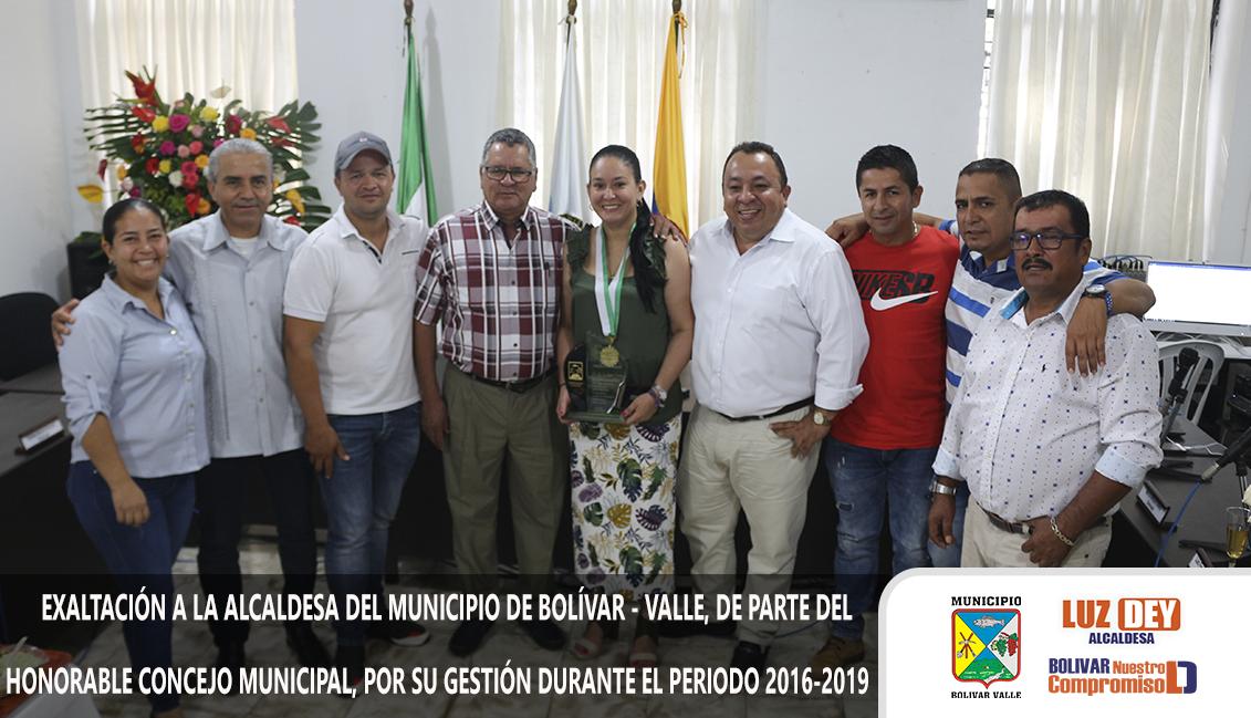 bnc2023's tweet photo. #BolívarValledelCauca | EXALTACIÓN A LA ALCALDESA DEL MUNICIPIO DE BOLÍVAR - VALLE, DE PARTE DEL HONORABLE CONCEJO MUNICIPAL, POR SU GESTIÓN DURANTE EL PERIODO 2016-2019

#BolivarNuestroCompromiso
https://t.co/h3YvooFrPg https://t.co/B7O6DuQ7TY