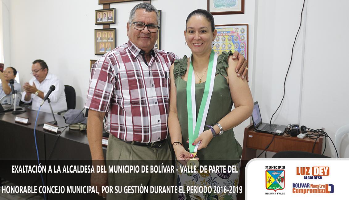 bnc2023's tweet photo. #BolívarValledelCauca | EXALTACIÓN A LA ALCALDESA DEL MUNICIPIO DE BOLÍVAR - VALLE, DE PARTE DEL HONORABLE CONCEJO MUNICIPAL, POR SU GESTIÓN DURANTE EL PERIODO 2016-2019

#BolivarNuestroCompromiso
https://t.co/h3YvooFrPg https://t.co/B7O6DuQ7TY