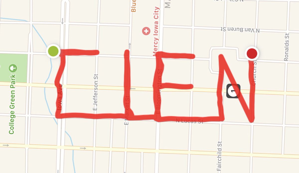 humanetchsketch's tweet photo. 9) @UIchildrens @uiowa @HawkeyeFootball part of my 6.4 mile run today is dedicated to #cien and all those with the same name #humanetchasketch #runforarmstrong #kidcaptain #gohawks #beatstate https://t.co/b1P3I7vvkD